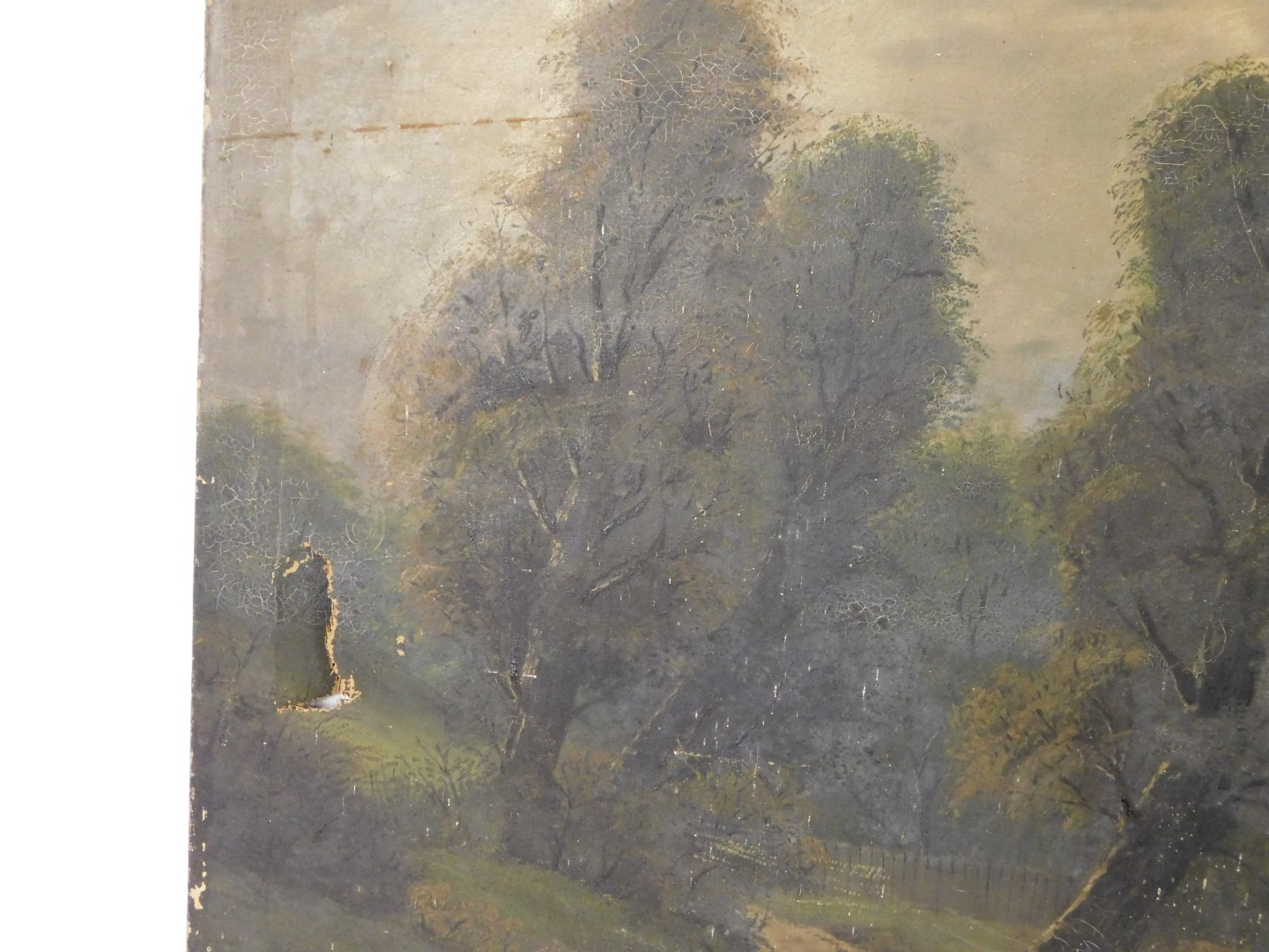 A Bingham (19thC). Rural landscape, oil on canvas, signed and dated 1908 or 9, 76cm x 128cm. - Image 3 of 4