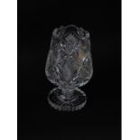 A Heritage Irish cut glass vase, of baluster form, bears label, 29.5cm H.