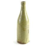 A 19thC J Summerby Grantham stoneware beer bottle, of shouldered form, 30cm H. (AF)