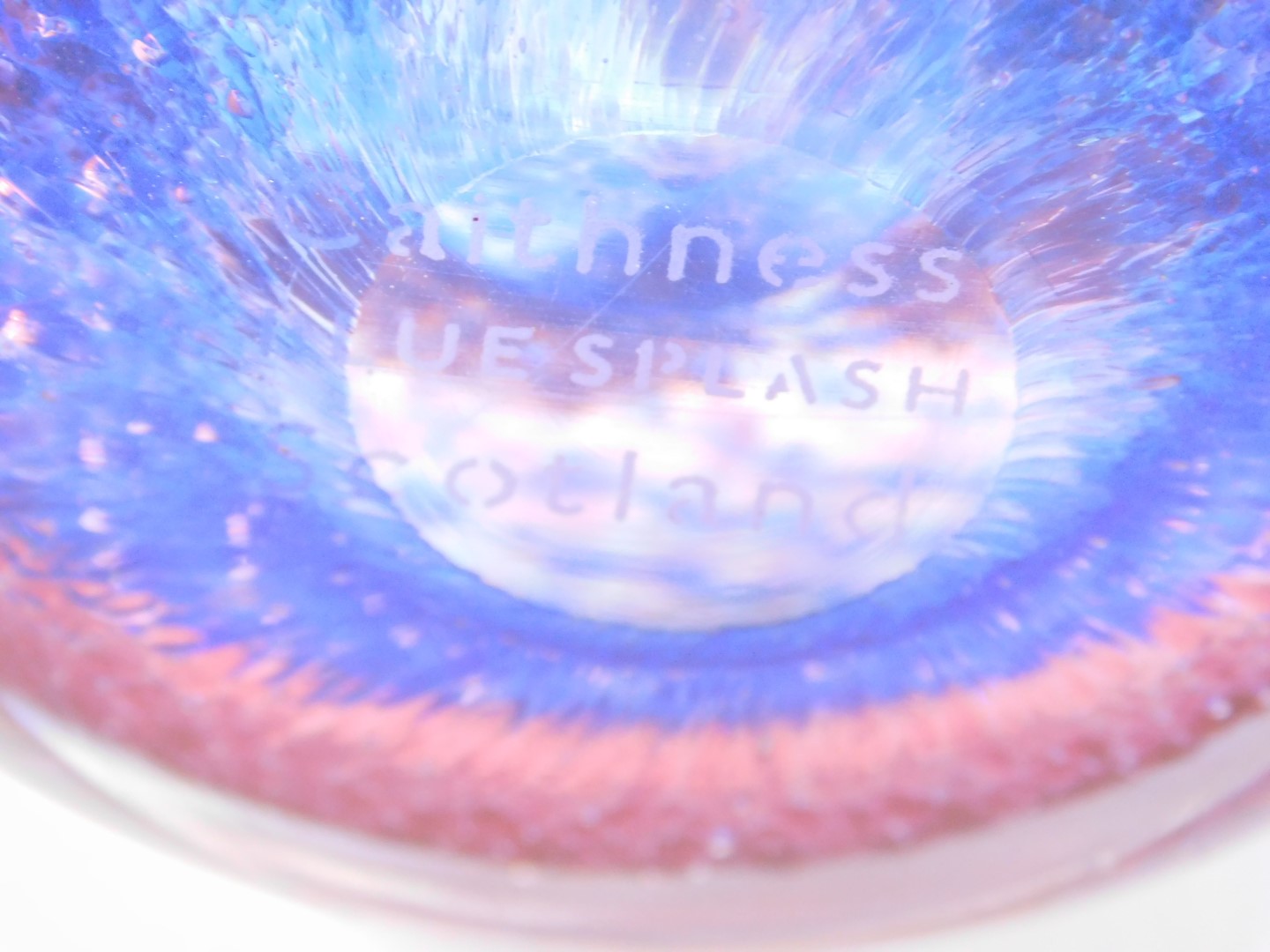 A group of Caithness glass paperweights, including Blue Splash, Cauldron Ruby, and Neon, limited - Image 6 of 9