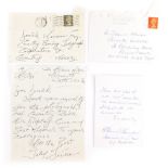 Two letters written to the vendor by 617 Squadron Adjutant Harry Humphreys, and 617 Squadron Aircrew