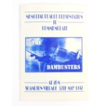 A Dambusters Memorial Plaque Presentation Programme, signed by Dambuster Air Crew Members Johnnie