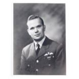 A signed photograph of 617 Squadron Pilot Bob Knights DSO DFC.