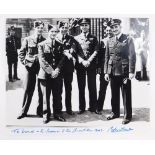 A photograph of Bill Townsend Dambuster Pilot and Crew, signed by Bill Townsend to the vendor.