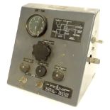 A Bryans Aeroquipment test rig, for PC equipment, control panel number 1703/2, with front dial and