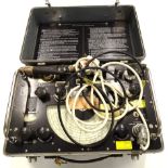 A 10S/6625-99-107-0121 signal generator set, CT378B, serial number 3875L, in metal case, with number