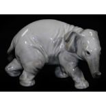 A boxed Lladro Fauna Collection figure of an elephant, printed marks beneath, 7cm H.