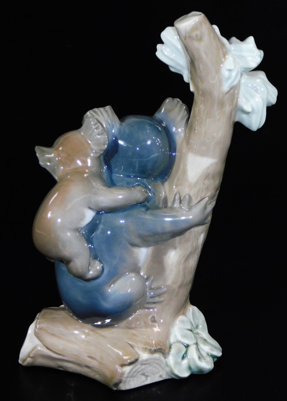 A Lladro figure group of a koala and young, on a tree branch, no. 5461, printed and impressed - Image 2 of 3