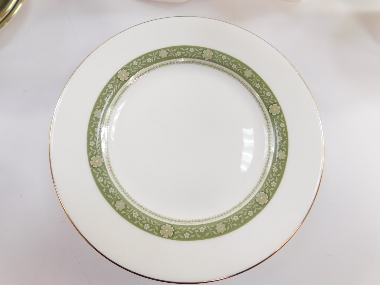 A Royal Doulton porcelain part dinner and tea service decorated in the Rondelay pattern, - Image 2 of 3