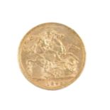 A Victorian gold sovereign 1895, 8.0g.
