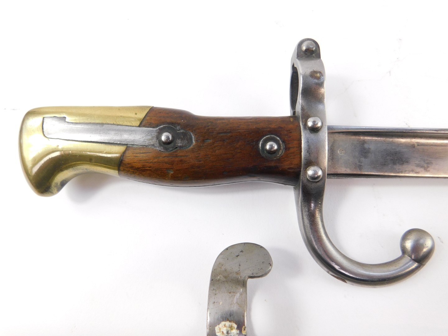 A late 19thC French Chassepot bayonet, together with a St Etienne bayonet 1871, and a further - Image 4 of 9