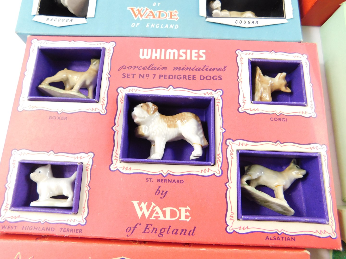 Five Wade Whimsies boxed sets, No's 1-3, Pedigree Dogs No 7 and North American Animals No 9, - Image 3 of 7