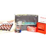 A Snap-On die cast piston chequer set, Snap-On 'The Tool Wall' holiday ornament, Snap-On playing
