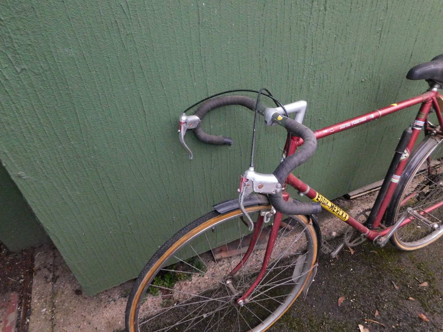 A Supabikes Super Prestige Eddy Merckx road bicycle, maroon with Eddy Merckx decals. - Image 2 of 5