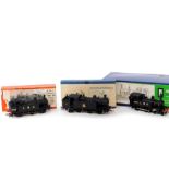 Two kit built LMS OO gauge locomotives, black livery, comprising 0-6-0, 7619, and 4-4-0, 15024,