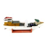 A Model Slipway kit built Vliestroom remote control buoy laying vessel, part constructed, with