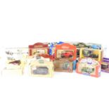 Die cast vintage cars and trucks, to include Mobil Performance Car Collection vehicles, Lledo Models