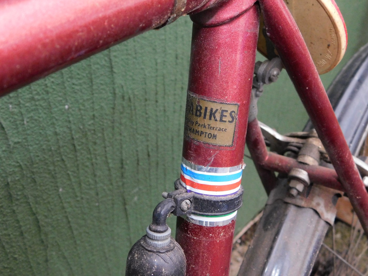 A Supabikes Super Prestige Eddy Merckx road bicycle, maroon with Eddy Merckx decals. - Image 5 of 5