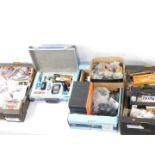 RC radio controlled models, parts and accessories, to include wiring, batteries, Hi-Tec servos, etc.