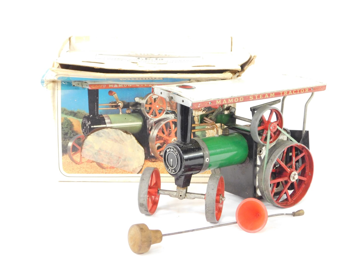 A Mamod traction engine, T.E.LA, boxed. (AF)