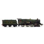 A kit built OO Gauge locomotive The South Wales Borderers, GW green livery, 4-6-0, 4037.