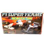 A Scalextric F1 Super Teams set, boxed.