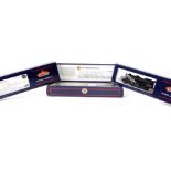 Three Bachmann OO gauge locomotives, boxed, comprising Patriot Class locomotive Morcambe and