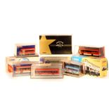 Corgi die cast buses, to include Corgi Classics, Leyland Atlantean open top bus set, 33501.,