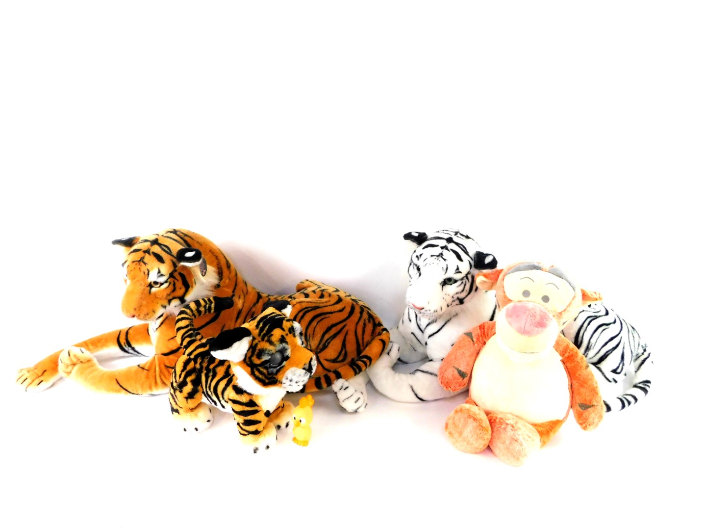 Two Plush Horse Tigers, and two further soft toys. (4)
