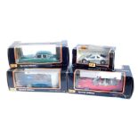 Three Maisto Special Edition die cast Jaguar cars, 1:18 scale, comprising Jaguar XKR., Jaguar