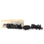 A kit built OO gauge A7 Class locomotive, LNER black livery, 4-6-2, 1136, together with an E4