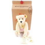 A Steiff blonde mohair 1905 Classic Series Richard Steiff Teddy bear, with ear tag and yellow label,