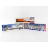 Three Corgi die cast lorries, 1:50 scale, comprising MAN box trailer - TNT, 75701., MAN