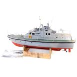 A Slipway Kawkab Class remote control kit built Coastal Patrol Craft, 1:20 scale, P561, on stand,