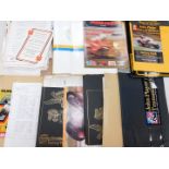 Motorcycle and other two wheel related race meeting press packs, 1970's and 1980's, to include Le
