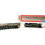 A Hornby OO gauge LNER Gilwell Park locomotive, green livery, 4-6-0, 2846, boxed, together with a