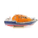 A kit built model Slipway RNLI Tamor Class Lifeboat, remote control model boat, 1:16 scale,