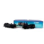 A kit built OO guage LMS tank locomotive, black livery, 4-4-0, 15165, and a further LMS