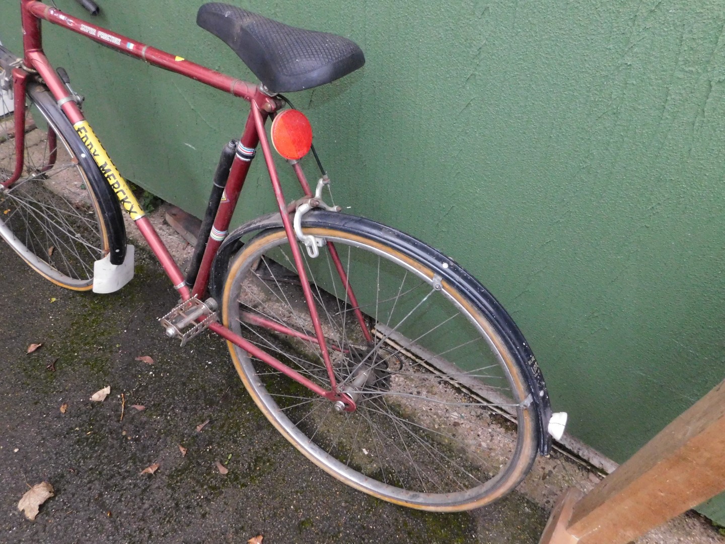 A Supabikes Super Prestige Eddy Merckx road bicycle, maroon with Eddy Merckx decals. - Image 3 of 5