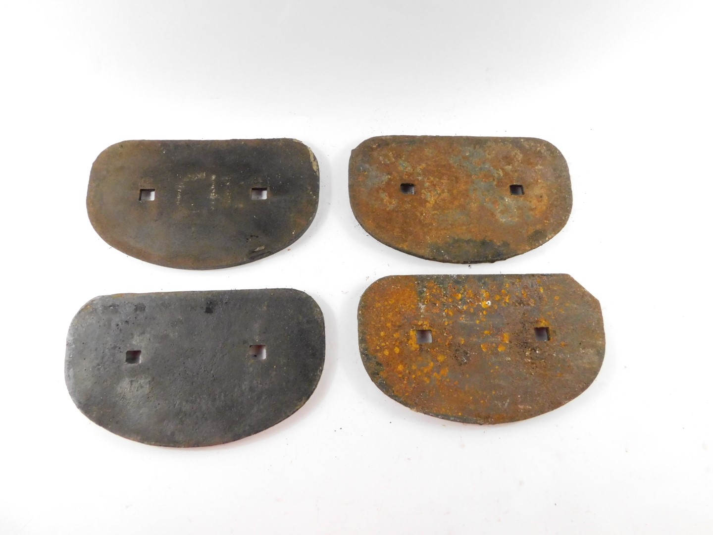 Four cast iron railway wagon plates, comprising B14984 16T Tees Side B & E Co. 1954 Lot No 2531., - Image 2 of 2