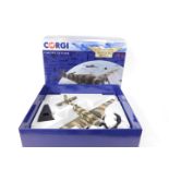 A Corgi Aviation Archive Junkers JU52 die cast model plane, 1:72 scale, AA36908, boxed.