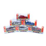 New Ray Mercedes Benz and other die cast model vehicles, 1:32 scale, comprising three Mercedes