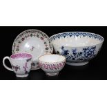 Various late 18th and early 19thC porcelain,