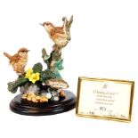 A Country Artists limited edition figure group Spring Showers, no.993 of 1500, with plaque, 19cm H.