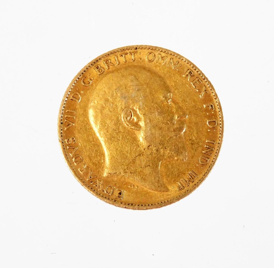 An Edward VII gold half sovereign, 1902. - Image 2 of 2