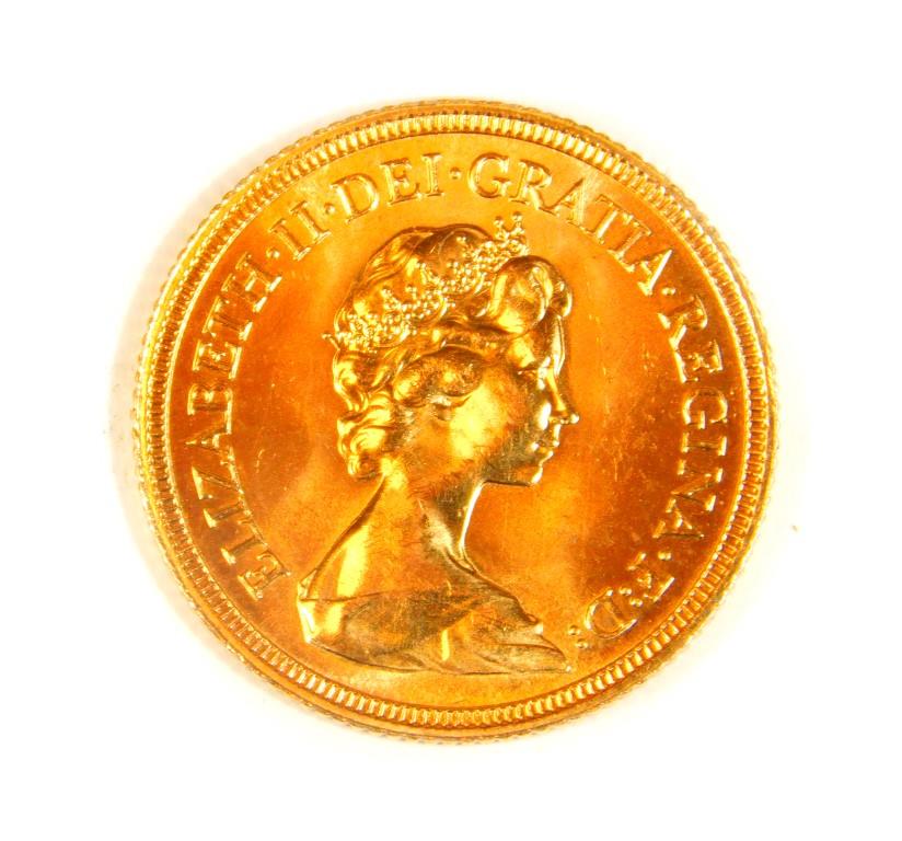 An Elizabeth II gold full sovereign, 1981. - Image 2 of 2