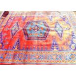 A 20thC Persian Tabriz design rug, of rectangular form, 325cm x 235cm.