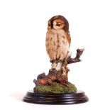 A Country Artists figure group Tawny Owl with Mice, CA97, 25cm H.