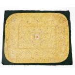 For sale by Tender. - A Imperial Chinese Qing period brocade silk cushion cover, on yellow ground ra