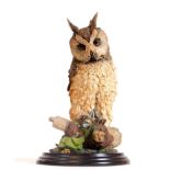 A Country Artists figure group Owl, CA397, 25cm H.